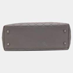Chanel  Purple and Grey Tone Tote and Shoulder Bag