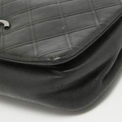 Pre Owned Chanel Black Quilted Leather New Chic Flap Bag