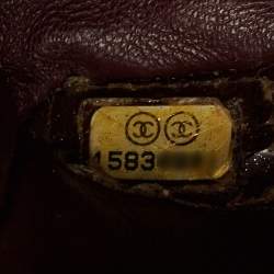 Pre Owned Chanel Black Quilted Caviar Leather Jumbo Classic Double Flap Bag