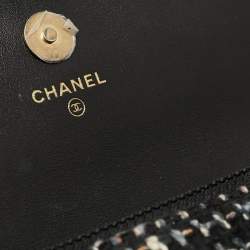 Chanel Black Tweed 19 WOC Bag