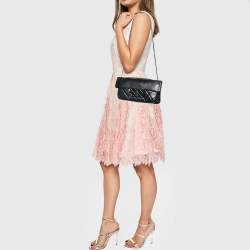 Pre Owned Chanel Black Quilted Leather Reissue Flap Bag