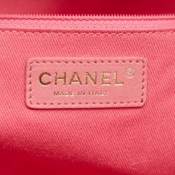 Chanel Multicolor Striped Straw Raffia Large Deauville Shopper Tote