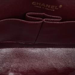 Pre Owned Chanel Black Quilted Leather Medium Classic Double Flap Bag