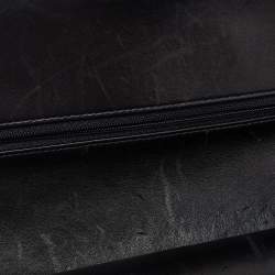 Pre Owned Chanel Black Quilted Leather Medium Classic Double Flap Bag