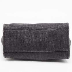 Chanel Black Raffia Large Deauville Tote
