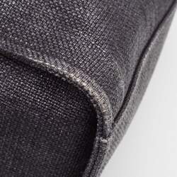 Chanel Black Raffia Large Deauville Tote