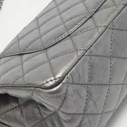 Chanel Metallic Grey Quilted Leather 226 Reissue 2.55 Flap Bag