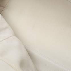 Pre Owned Chanel Metallic Grey Quilted Leather Airlines Round Trip Bowler Bag