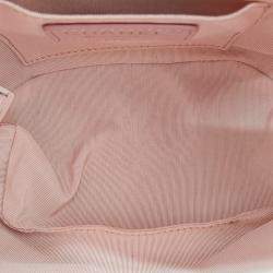 Chanel Pink Lambskin Leather Bucket Bag