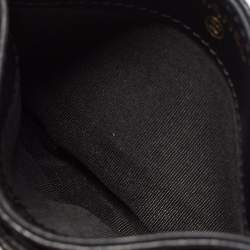 Chanel Black Caviar Leather CC Filigree Card Holder