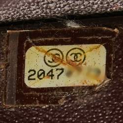 Pre Owned Chanel Black Quilted Caviar Leather Jumbo Classic Double Flap Bag