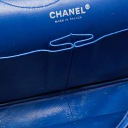 Chanel Blue Jersey Classic 227 Reissue 2.55 Flap Bag