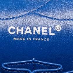 Chanel Blue Jersey Classic 227 Reissue 2.55 Flap Bag
