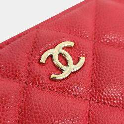 Pre Owned Chanel Caviar Clutch Large