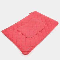 Pre Owned Chanel Caviar Clutch Large