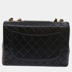 Chanel Black Leather Classic Flap Bag