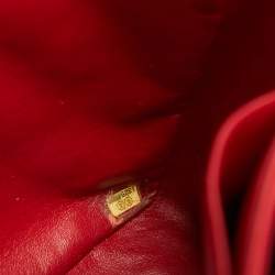 مملوكة مسبقًا Chanel Red Quilted Caviar Leather Maxi Classic Single Flap Bag
