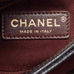 Pre Owned Chanel Black Leather Mini Neo Executive Tote