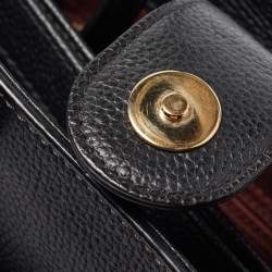 Pre Owned Chanel Black Leather Mini Neo Executive Tote