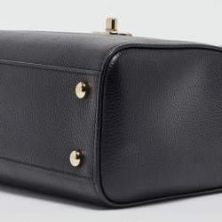 Pre Owned Chanel Black Leather Mini Neo Executive Tote