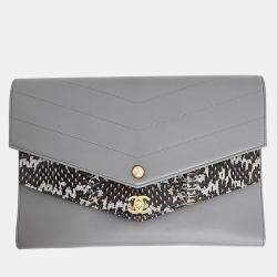 Pre Owned Chanel Double Envelope Clutch A70318