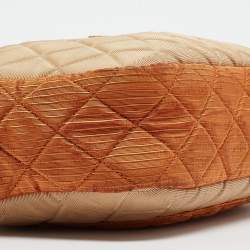 Pre Owned Chanel Tricolor Quilted Fabric Reissue Camera Bag