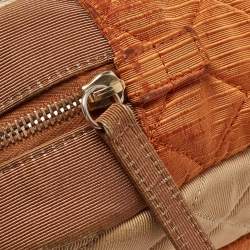 Pre Owned Chanel Tricolor Quilted Fabric Reissue Camera Bag