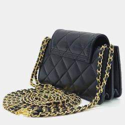 Chanel Double Chain Mini Flap Crossbody Bag AP2999