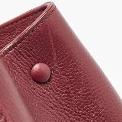 Chanel Burgundy Leather Small Neo Executive Shopper Tote