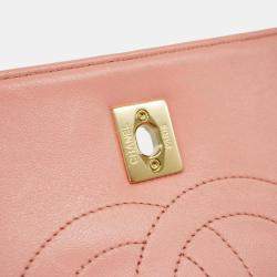 Chanel Pink Leather Small Trendy CC Top Handle Bags