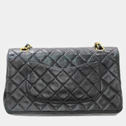 Chanel  Lambskin Leather Medium Classic Double Flap Shoulder Bags