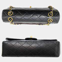 Chanel  Lambskin Leather Medium Classic Double Flap Shoulder Bags