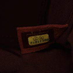 Pre Owned Chanel Burgundy Leather Paris-Salzburg Quilted Saddle Bag
