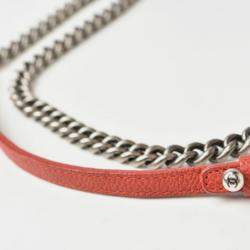 Pre Owned Chanel Red Caviar Quilted Mini Simply CC Flap Bag