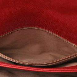 Pre Owned Chanel Red Caviar Quilted Mini Simply CC Flap Bag