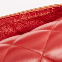 مملوكة مسبقًا Chanel Tricolor Quilted Lambskin Leather Jumbo Classic Double Flap Bag