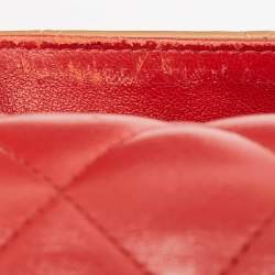 مملوكة مسبقًا Chanel Tricolor Quilted Lambskin Leather Jumbo Classic Double Flap Bag