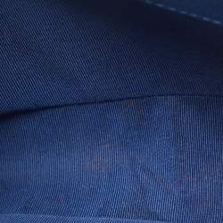 مملوكة مسبقًا حقيبة شانيل ميني بوي جلد أزرق كحلي