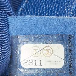 مملوكة مسبقًا حقيبة شانيل ميني بوي جلد أزرق كحلي