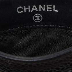 Chanel Black Caviar Leather CC Card Holder