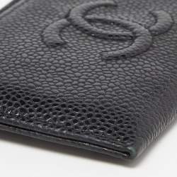 Chanel Black Caviar Leather CC Card Holder