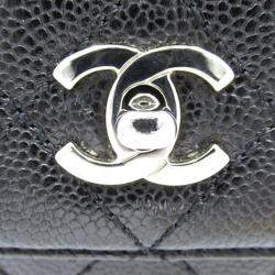 Chanel Black Caviar Kelly Top Handle Bag