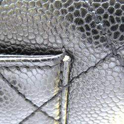 Chanel Black Caviar Kelly Top Handle Bag