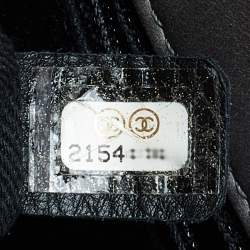 Pre Owned Chanel Grey Quilted Glazed Leather Small CC Delivery Bag