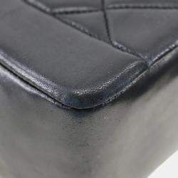 Chanel Black Leather Medium Vintage Diana Shoulder Bag