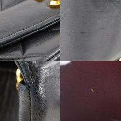 Chanel Black Leather Medium Vintage Diana Shoulder Bag