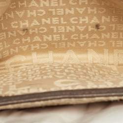 Chanel Olive Green Quilted Leather Reissue Lock Chain Clutch