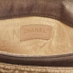 Chanel Olive Green Quilted Leather Reissue Lock Chain Clutch