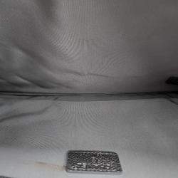 Pre Owned Chanel Silver Caviar Leather Clutch Bag