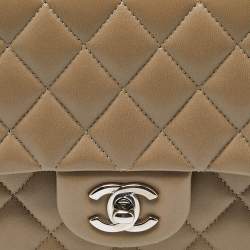 Chanel Avocado Green Quilted Leather Medium Classic Double Flap Bag